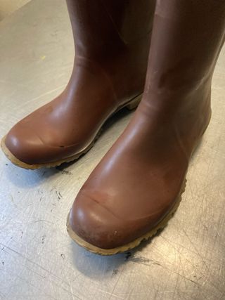 Stivali in gomma marroni