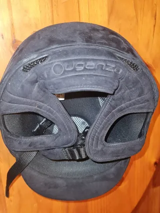 Casco de equitación negro