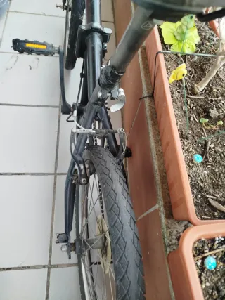 Bicicleta Plegable B'TWIN Negra