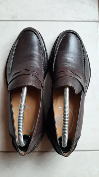 Mocassini da uomo invernali color testa di moro 40