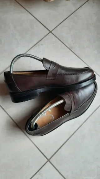 Mocassini da uomo invernali color testa di moro 40