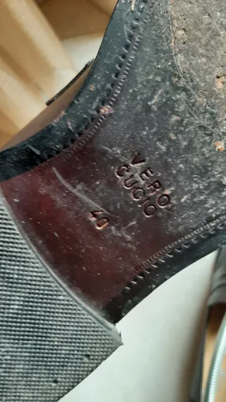 Mocassini da uomo invernali color testa di moro 40