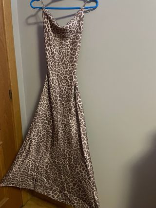 Vestido estampado leopardo