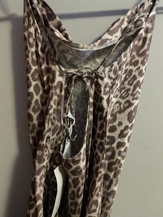 Vestido estampado leopardo