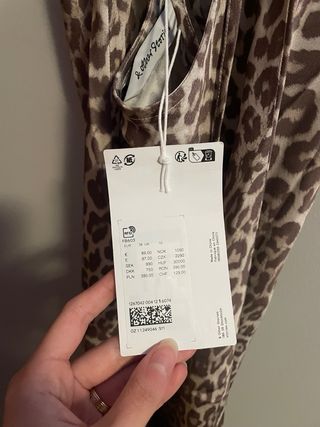 Vestido estampado leopardo