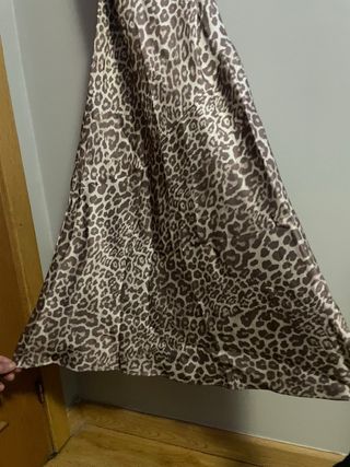 Vestido estampado leopardo