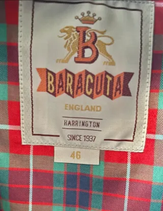 Baracuta G9 Harrington Piel Negra