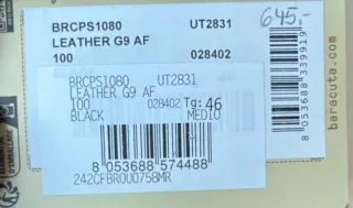 Baracuta G9 Harrington Piel Negra