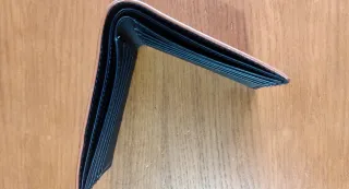 Billetera Loewe Negra Cuero