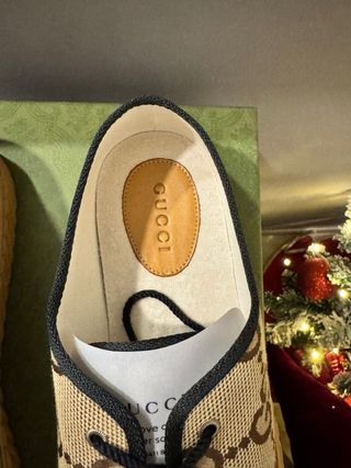 Scarpe Gucci Uomo Beige/Marrone Tg 46 Nuove