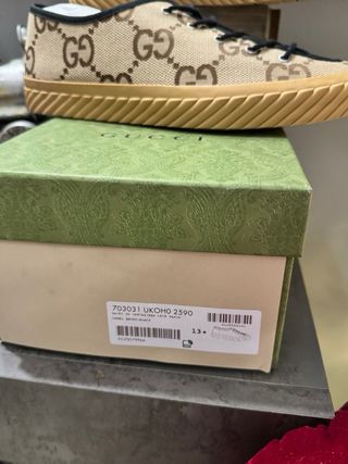 Scarpe Gucci Uomo Beige/Marrone Tg 46 Nuove