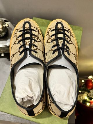 Scarpe Gucci Uomo Beige/Marrone Tg 46 Nuove