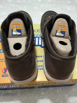 Zapatillas Skechers Slip-Ins Marrones Hombre