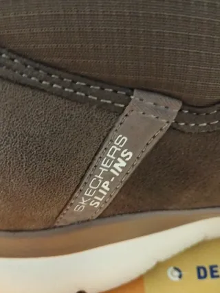 Zapatillas Skechers Slip-Ins Marrones Hombre