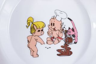 Piatto scaldavivande vintage Chicco anni '60