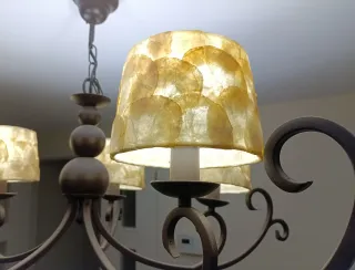 Lámpara de techo nacar,