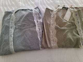 Set 2 magliette lurex DONNA PIU M