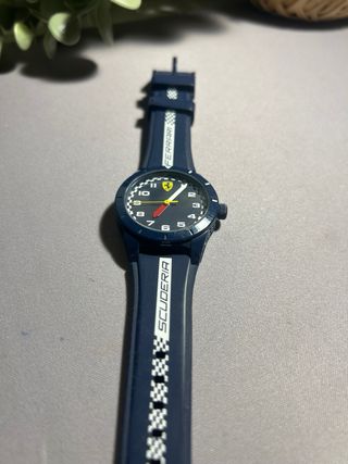 Reloj Ferrari Juvenil Estilo Racing Azul