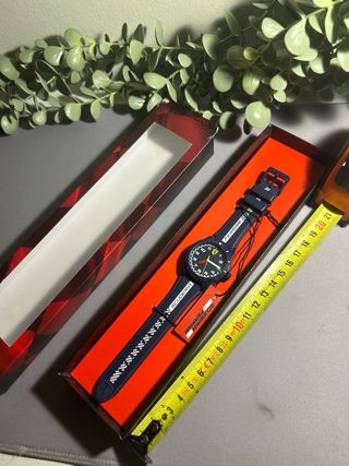 Reloj Ferrari Juvenil Estilo Racing Azul