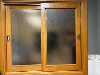 Puertas correderas de cocina madera