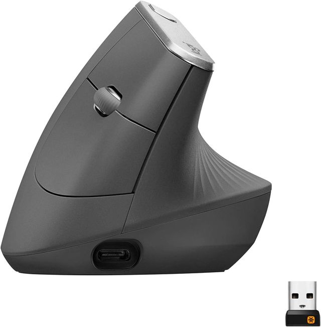 Logitech MX Vertical Ratón Ergonómico Inalámbrico