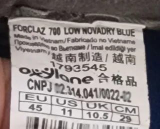 Zapatillas Trekking Quechua Forclaz 700 Low