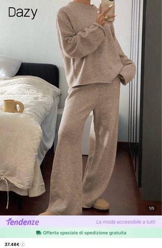 Completo Dazy donna caldo taglia S.