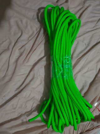 Cuerda verde brillante 24m grosor 8mm