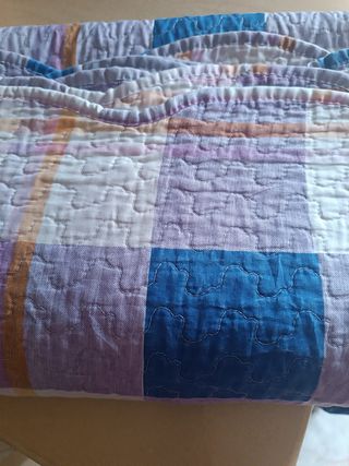 Trapunta singola a quadri