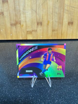 Pack Messi + Maradona Rainbow Flick Topps