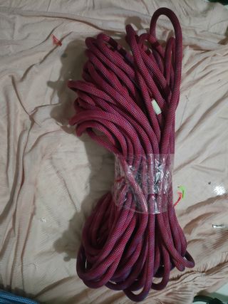 Cuerda de escalada 34m grosor 9,9mm