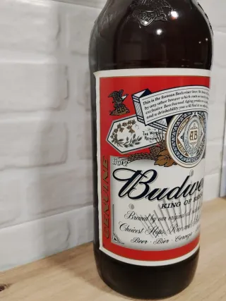 Botella Budweiser