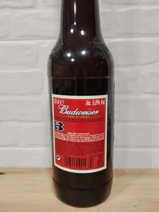 Botella Budweiser