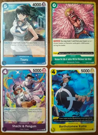 4 Carte One Piece Promo