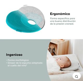 Cojín Anatómico Lovenest Original Baby Moov Gris