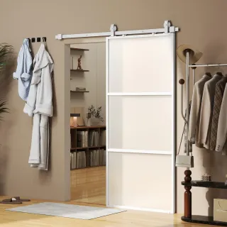 Puerta Corredera Cristal con Herrajes