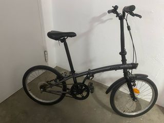 Bicicleta Plegable Negra