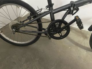 Bicicleta Plegable Negra
