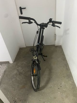 Bicicleta Plegable Negra
