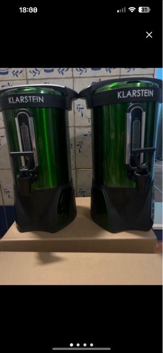2 Termos Eléctricos Klarstein Verdes
