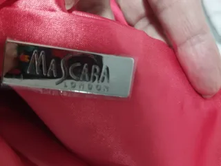 Bolso de fiesta rojo con pedrería