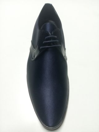 Zapatos de vestir azul T42 piel