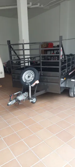 Remolque doble eje con freno