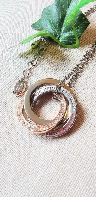 Collar/Anillo Armani Exchange 3 Oros