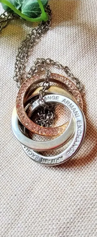 Collar/Anillo Armani Exchange 3 Oros