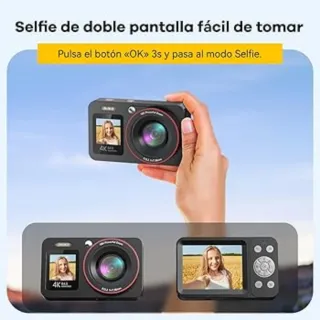 Cámara Digital VXK 4K 64MP 18x .2 Pantallas. NUEVA