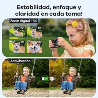 Cámara Digital VXK 4K 64MP 18x .2 Pantallas. NUEVA