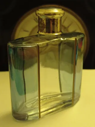 Boccetta profumo vetro/argento