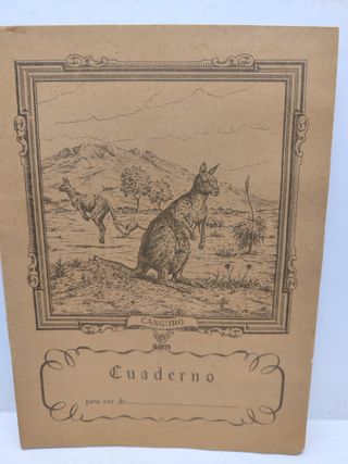 9 Libretas Escolares Animales 1960