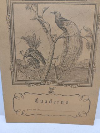 9 Libretas Escolares Animales 1960